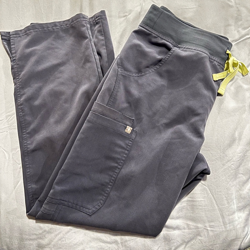 FIGS Space Navy Small petite Kade Scrub Pants